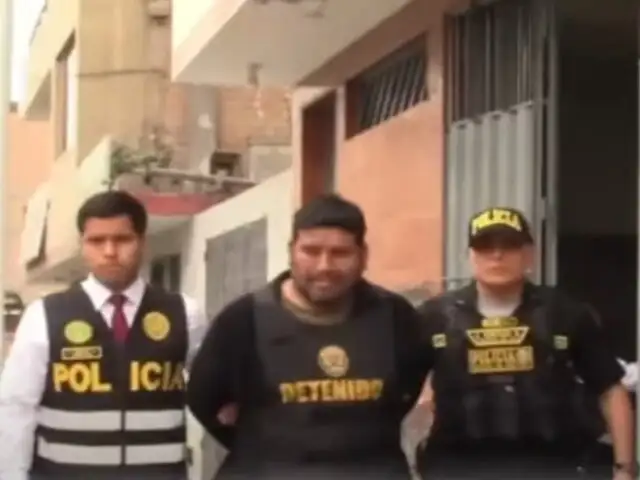 PNP captura a tres presuntos extorsionadores en Comas