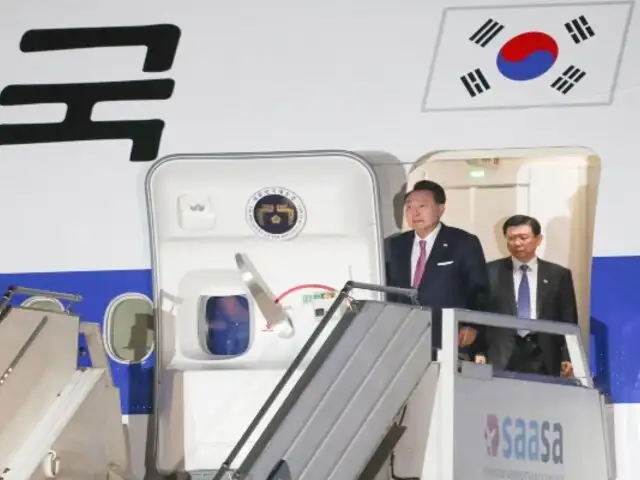 APEC 2024: Presidente de Corea del Sur, Yoon Suk Yeol, llegó a Lima