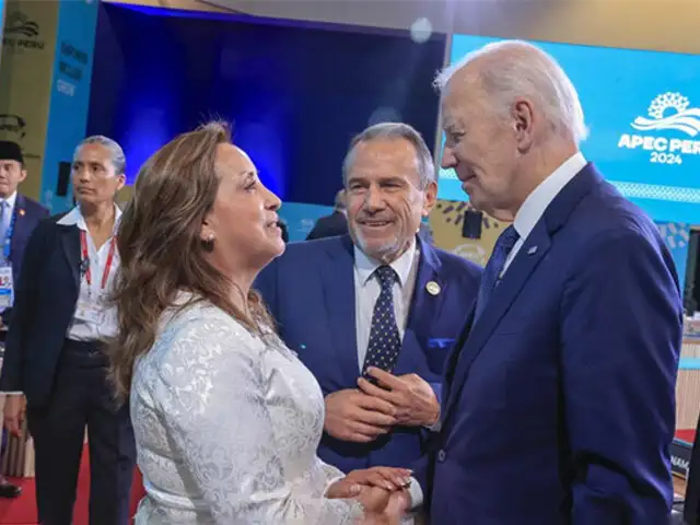 APEC 2024: presidente Joe Biden se reúne con Dina Boluarte previo al inicio de las reuniones