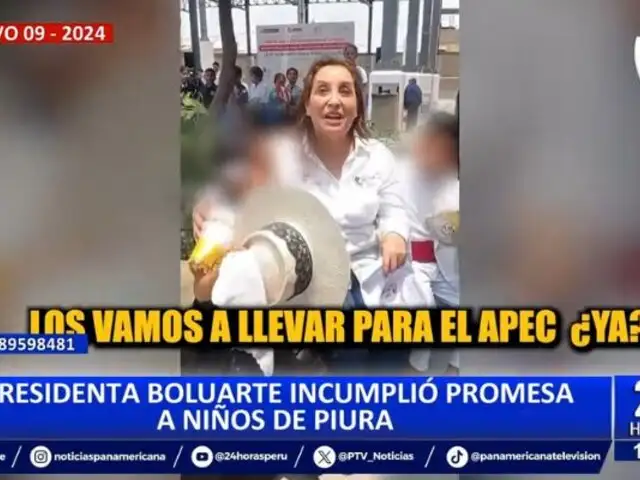 Dina Boluarte incumplió promesa a niños de Piura: No los invitó a danzar en cumbre APEC