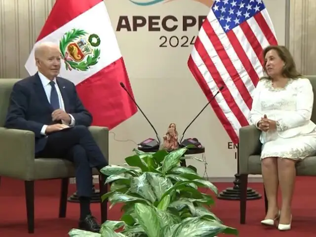 Joe Biden anuncia donación de 65 millones de dólares a Perú para luchar contra el narcotráfico