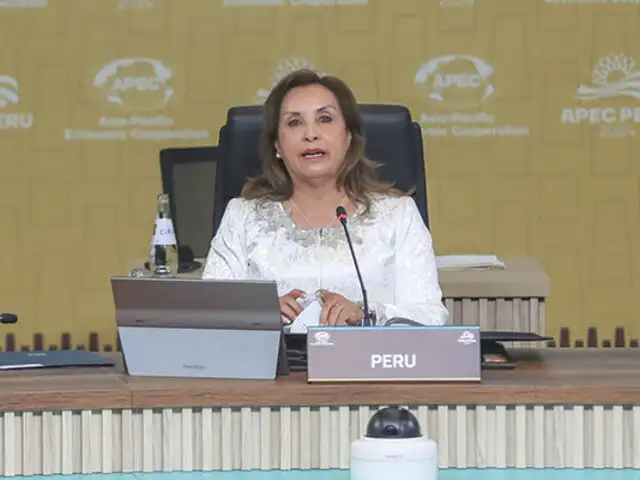 APEC 2024: Presidenta Boluarte señala que crecimiento solo es posible empoderando a la ciudadanía