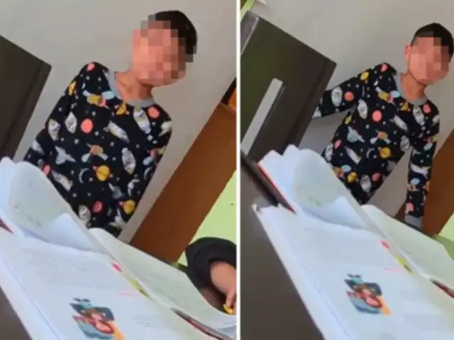 “Me cancelas la vida”: Niño llora desconsolado porque su madre lo obliga a estudiar