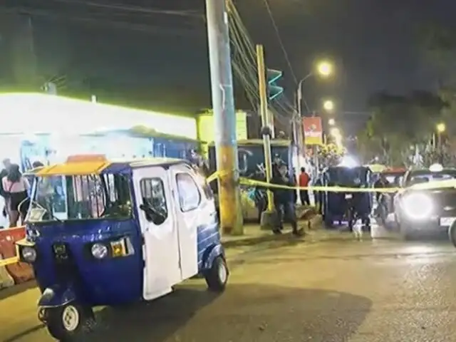 Crimen en Comas: sicarios asesinan a mototaxista