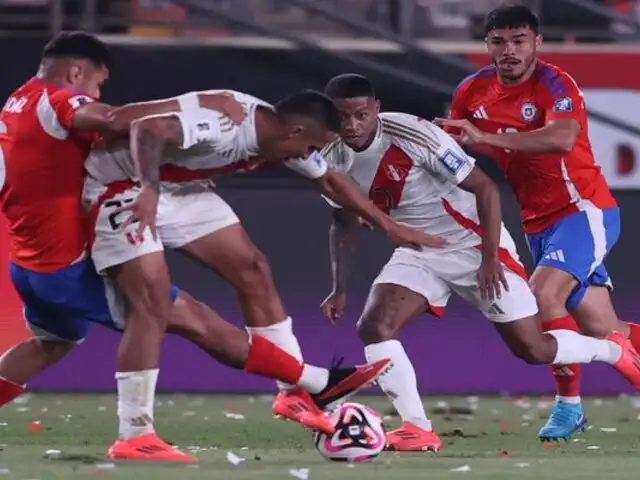 Perú y Chile empatan 0-0 por eliminatorias al Mundial 2026