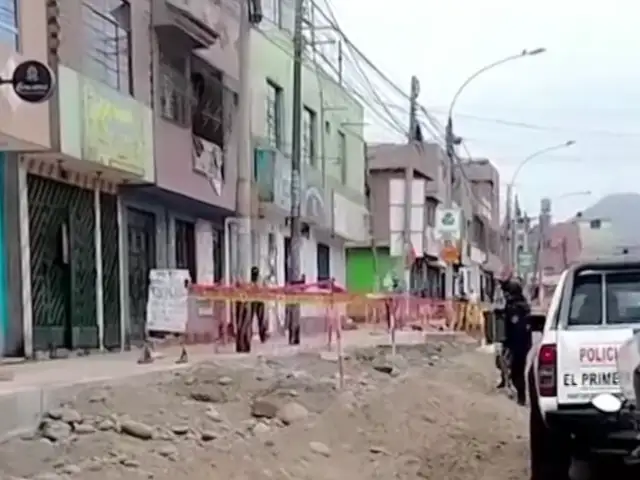 San Martín de Porres: granadas explotan en plena construcción y dejan un obrero herido