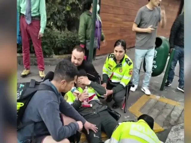 San Isidro: atropellan a policía durante persecución vehicular en Av. Javier Prado