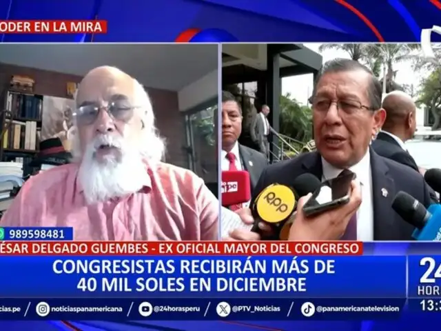 César Delgado sobre bono navideño a congresistas: "refleja una banalización del trabajo del Estado"