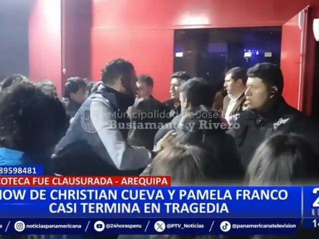 Show de Cueva y Pamela Franco casi termina en tragedia: Varios desmayos y enfrentamientos