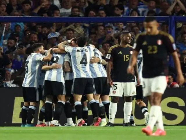 Perú cae 1-0 ante Argentina en La Bombonera por la fecha 12 de las Eliminatorias 2026