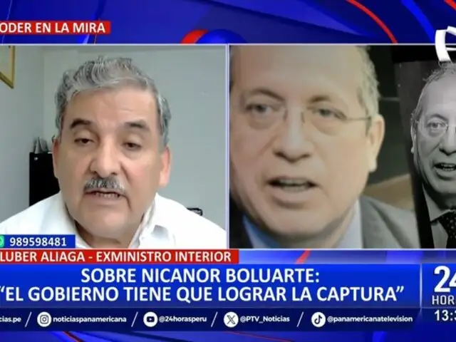 Cluber Aliaga sobre Nicanor Boluarte: 