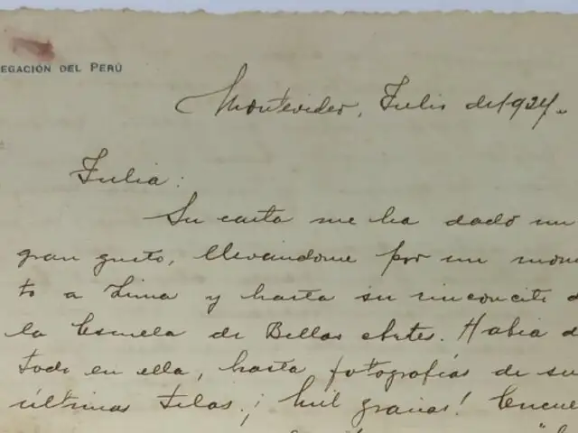 Recuperan manuscrito de poeta peruano de hace 100 años que iba a ser enviado a España