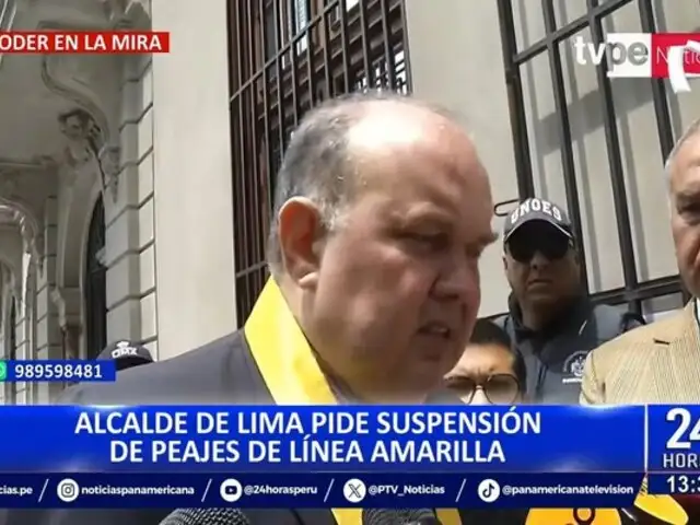 ¡Insólito! López Aliaga elogia al fiscal Domingo Pérez por su trabajo en el caso Línea Amarilla