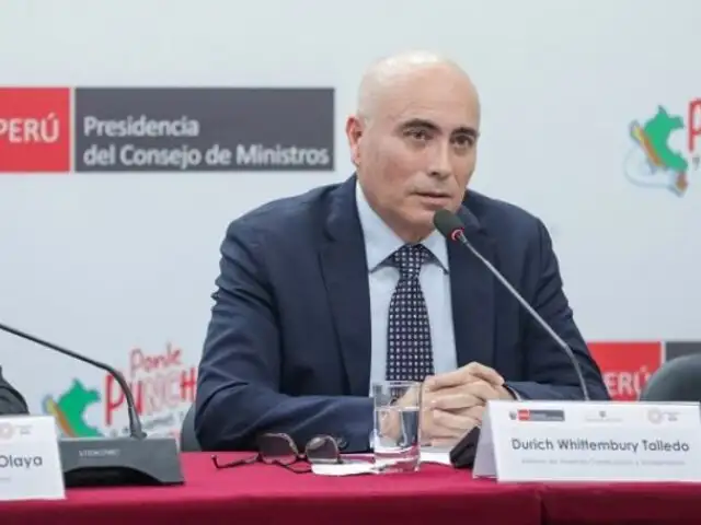 Ministro de Vivienda defiende a Nicanor Boluarte: "Exigimos una justicia que no sea politizada"