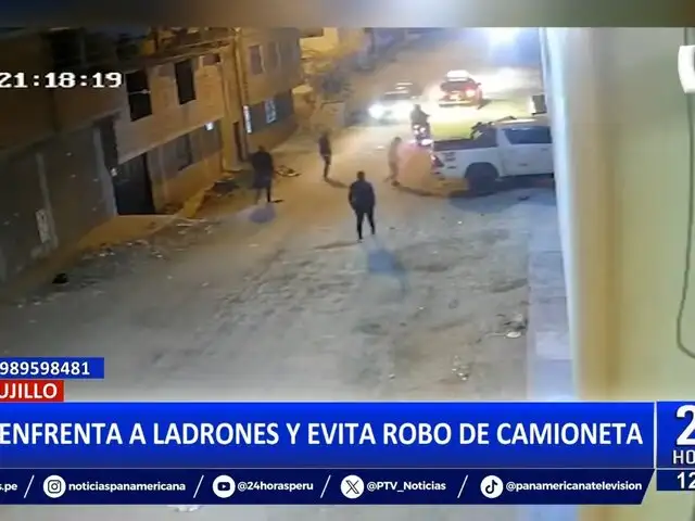 Trujillo: empresario enfrenta a ladrones y evita robos de camioneta