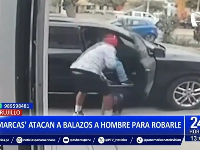 Trujillo: 'marcas' atacan a balazos a hombre para robarle