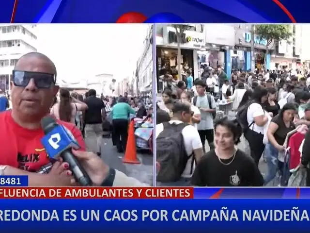 Mesa Redonda luce abarrotada de ambulantes a puertas de la campaña navideña