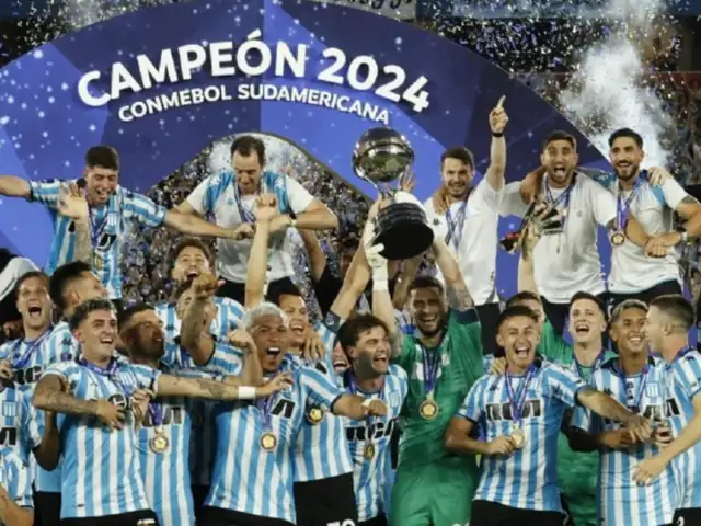 ¡Histórico! Racing se consagra campeón de la Copa Sudamericana tras vencer 3-1 a Cruzeiro