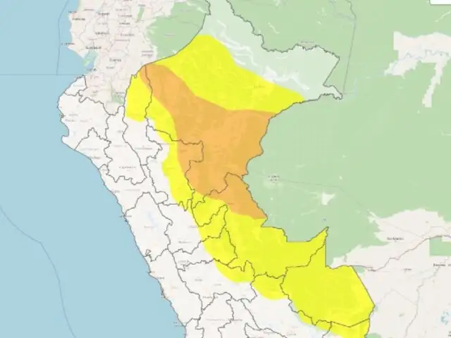 Senamhi emite alerta naranja: 10 regiones en peligro por fenómeno climático extremo