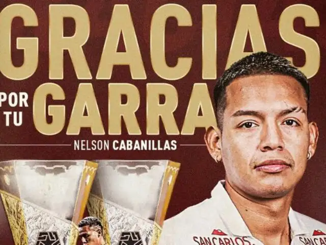 "Gracias por todo, bicampeón": Universitario confirma la salida de Nelson Cabanillas