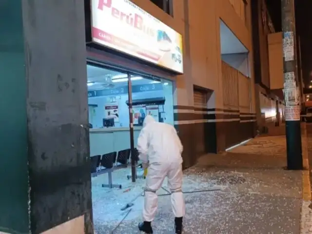 La Victoria: cinco heridos tras detonación de explosivo en terminal de buses