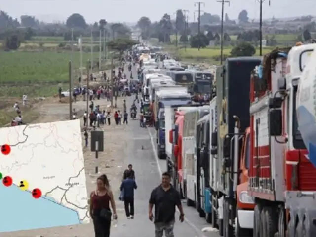 Arequipa: al menos cinco toneladas de fruta en riesgo de malograrse por bloqueo de carretera