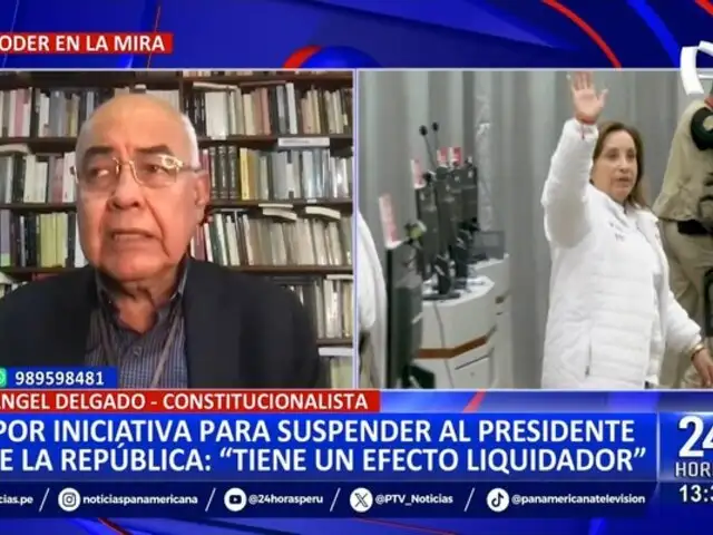 Ángel Delgado critica iniciativa para suspender al presidente por dos años: "Tiene un efecto liquilador"