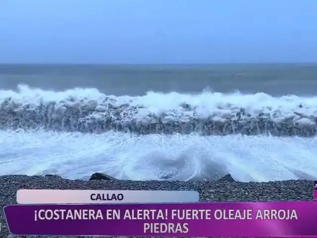 Callao: oleajes anómalos generan caos en la vía Costanera