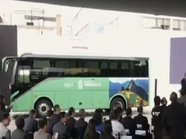 Presentan buses eléctricos para Machu Picchu: MTC anuncia impulso a la electromovilidad en Perú