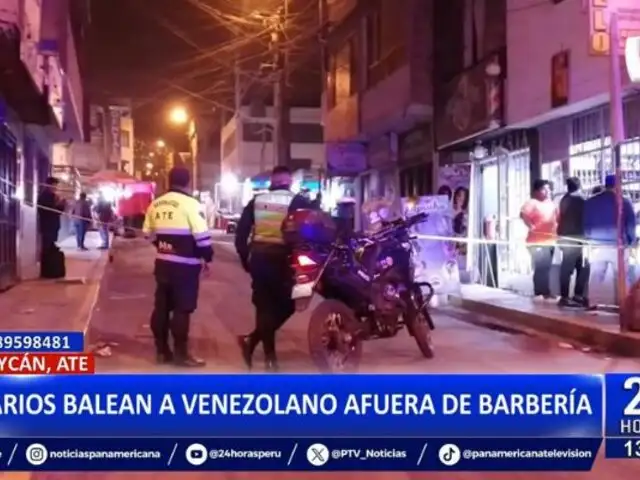 Huaycán: Sicarios balean a extranjero afuera de barbería