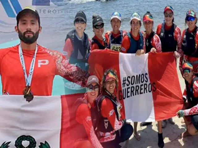 Selección peruana de canoas polinesias gana 6 medallas en Panamericano de Brasil