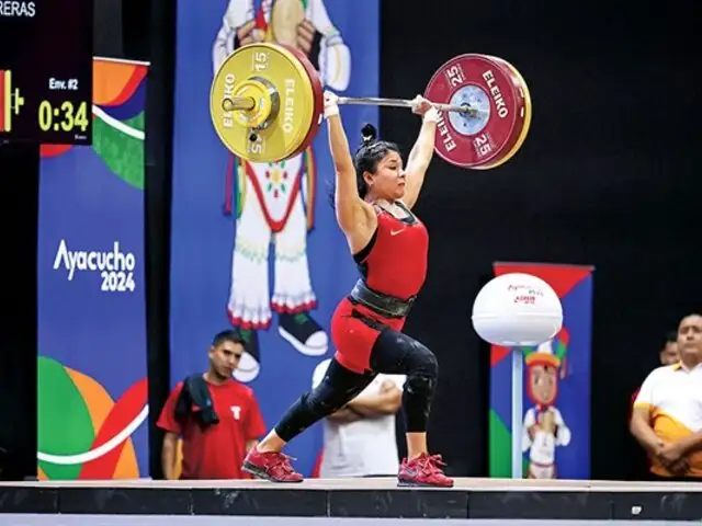 Perú inicia con éxito los Juegos Bolivarianos: tres medallas en levantamiento de pesas