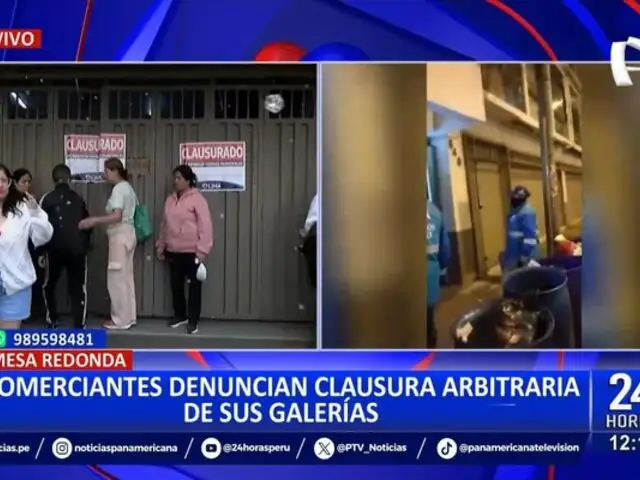 Mesa Redonda: comerciantes denuncian clausura arbitraria en plena campaña navideña