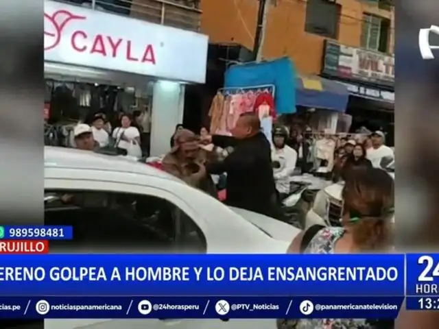 ¡El colmo! Agente de serenazgo agrede a ciudadano en Trujillo