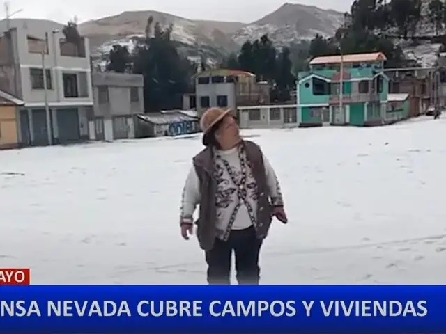 Fuertes lluvias y nevada afectan diversas regiones del país