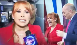 Magaly Medina y el detrás de cámaras de su visita a Panamericana Televisión