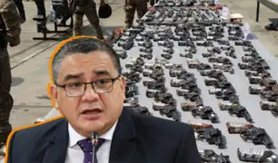 Juan Santiváñez sobre armas incautadas en operativos: Algunas podrían estar en el mercado negro