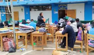 Intensas lluvias inundaron colegios en Huancayo: escolares reciben clases a la intemperie