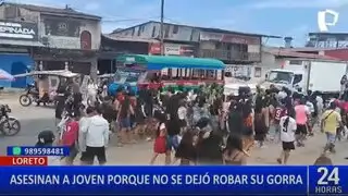 Asesinan a un joven por una gorra en Loreto