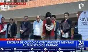 "Mi institución está quebrándose": El contundente mensaje de una escolar al ministro Maurate