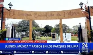 Juegos, música y paseos en el bosque encantado de Fátima en Chorrillos