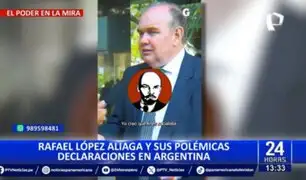 López Aliaga llama "comunista" a Dina Boluarte y "socialista" al Papa