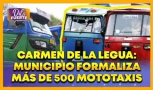 Carmen de la Legua: Municipio formaliza a más de 500 mototaxistas