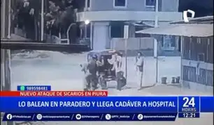 ¡Lamentable! Sicarios acribillan a padre de familia en Piura