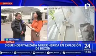 Comas: Continúa hospitalizada mujer herida por explosión de buzón eléctrico