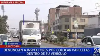 La Victoria: denuncian a inspectores por imponer papeletas de manera ilegal