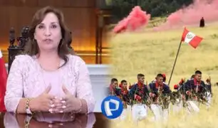 Dina Boluarte conmemora el Bicentenario de la Batalla de Ayacucho desde Palacio de Gobierno