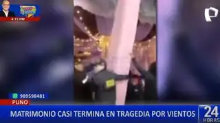 Celebración de matrimonio casi termina en tragedia en Puno