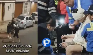 ¡Violento asalto en Surco! joven termina herido tras resistirse al robo de su celular