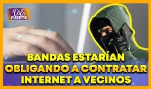 El Agustino: mafias estarían obligando a vecinos a contratar servicio de Internet